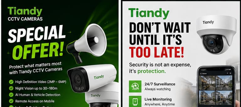 Tiandy CCTV Camera